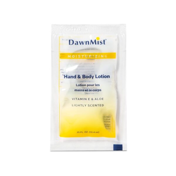DUKAL PH10 DAWN MIST HAND/BODY LOTION, 0.35oz SINGLE USE PACKET 1000CS