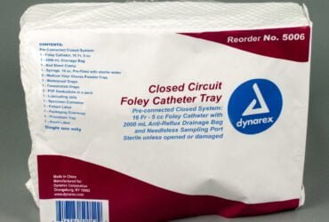 DYNAREX 5006 INDWELLING CLOSED SYSTEM CATH TRAY FOLY 16FR 5CC 10CS
