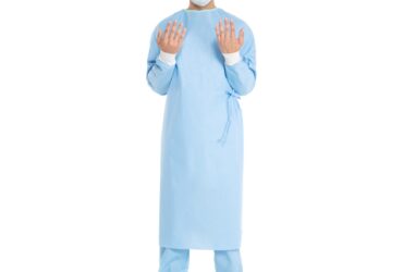 95211 HALYARD LARGE BLUE STERILE DISPOSABLE SURGICAL GOWNS 30/CS