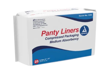 DYNAREX 1336 PANTY LINERS, 6"X17" 250CS