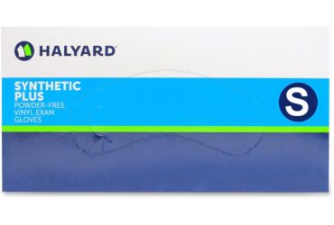 55031 HALYARD SYNTHETIC PF NS VINYL EXAM GLOVES,9.5", SM 1000CS