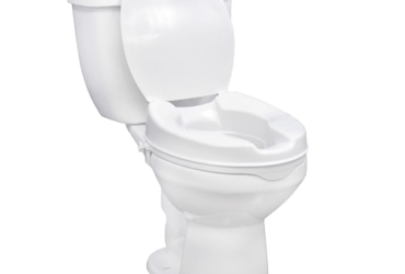 Drive Medical Raised Toilet Seat with Lock Standard Seat