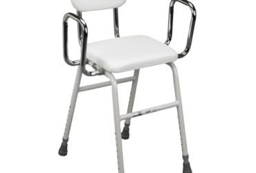 Drive Medical 12455 All-Purpose Stool with Adjustable Arms