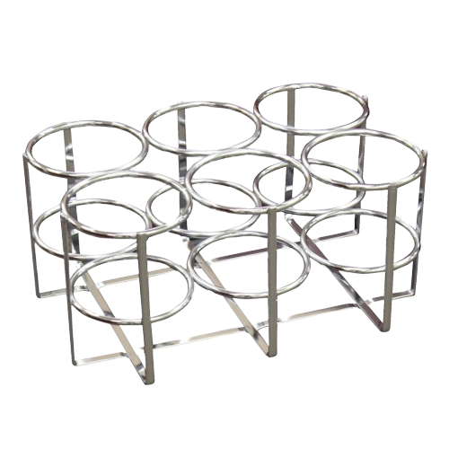 Drive Medical 18114 Economy Oxygen 6 Cylinder Rack, E, D or C Cylinders Only