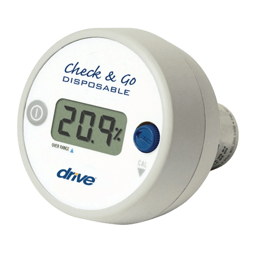 Drive Medical 18580 O2 Analyzer with 3 Digit LCD Display