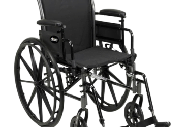 Drive Medical Cruiser III Light Weight Wheelchair with Flip Back Removable Arms
