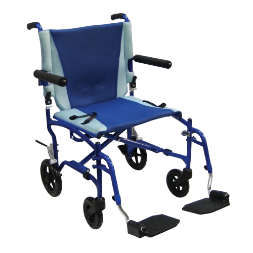 Drive Medical TS19 TranSport Aluminum Transport Wheelchair