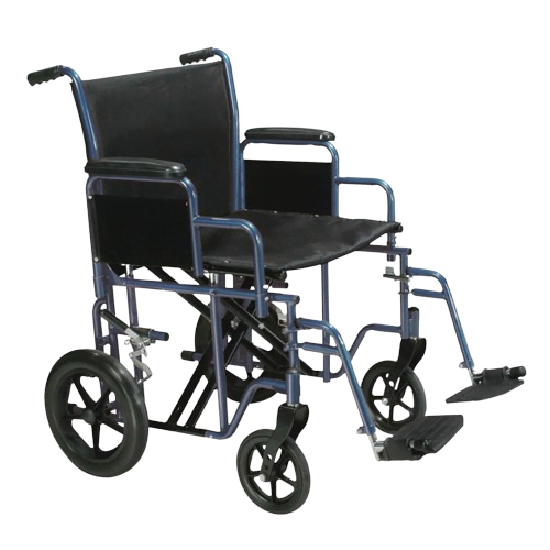 Drive Medical Bariatric Heavy Duty Transport Wheelchair with Swing Away Footrest