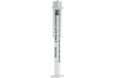 Sol-Millennium 200019SG Sol-Guard 1ml TB Safety Syringe w/Fixed Needle 27G*1/2