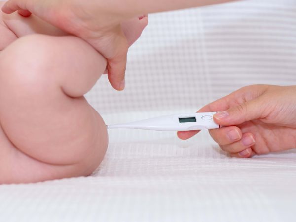 Rectal or anal thermometers give accurate results in infants