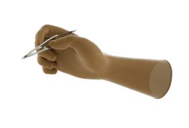 Ansell Healthcare V5787004 Ansell Encore Latex Micro Gloves Brown Sz7.5 Cs400