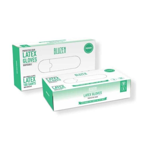 Bluzen Disposable Latex Gloves (1000/cs)