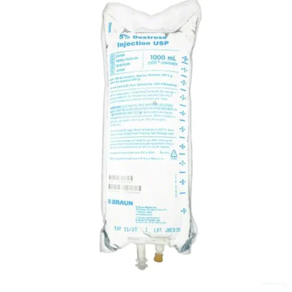 B BRAUN L5100 5% DEXTROSE INJ USP 1L 12/CA
