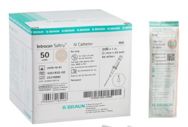 B BRAUN 4251652-02 CATHETER IV INTROCAN SAFETY 20GX1 50/BX 4BX/CA