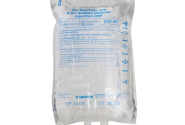 B. Braun L6101 5% Dextrose and 0.9% Sodium Chloride Injection USP 500 mL