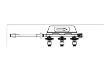 B BRAUN 456521 ANESTHESIA SET W/SAFEPORT MANIFOLD 50/CA