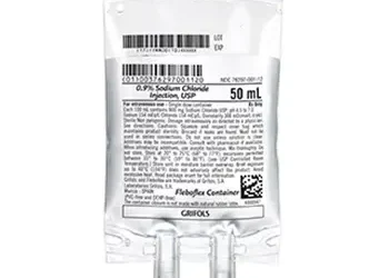 Grifols 731356 IV Injection Solution Sodium Chloride 0.9% 50mL Bag 115 EA/CS