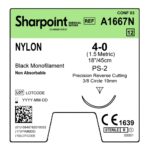 A1667N SUTURE, NYLON BLK MONO 4-0 DGL