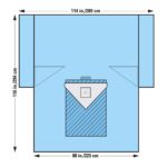 89267 DRAPE ARTHROSCOPY KNEE 114INX8