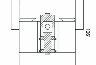 89345 DRAPE HIP 114INX88INX126IN LEG