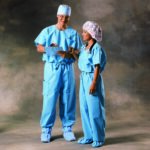 69701 TOP, SCRUB BLU MED (48/CS)