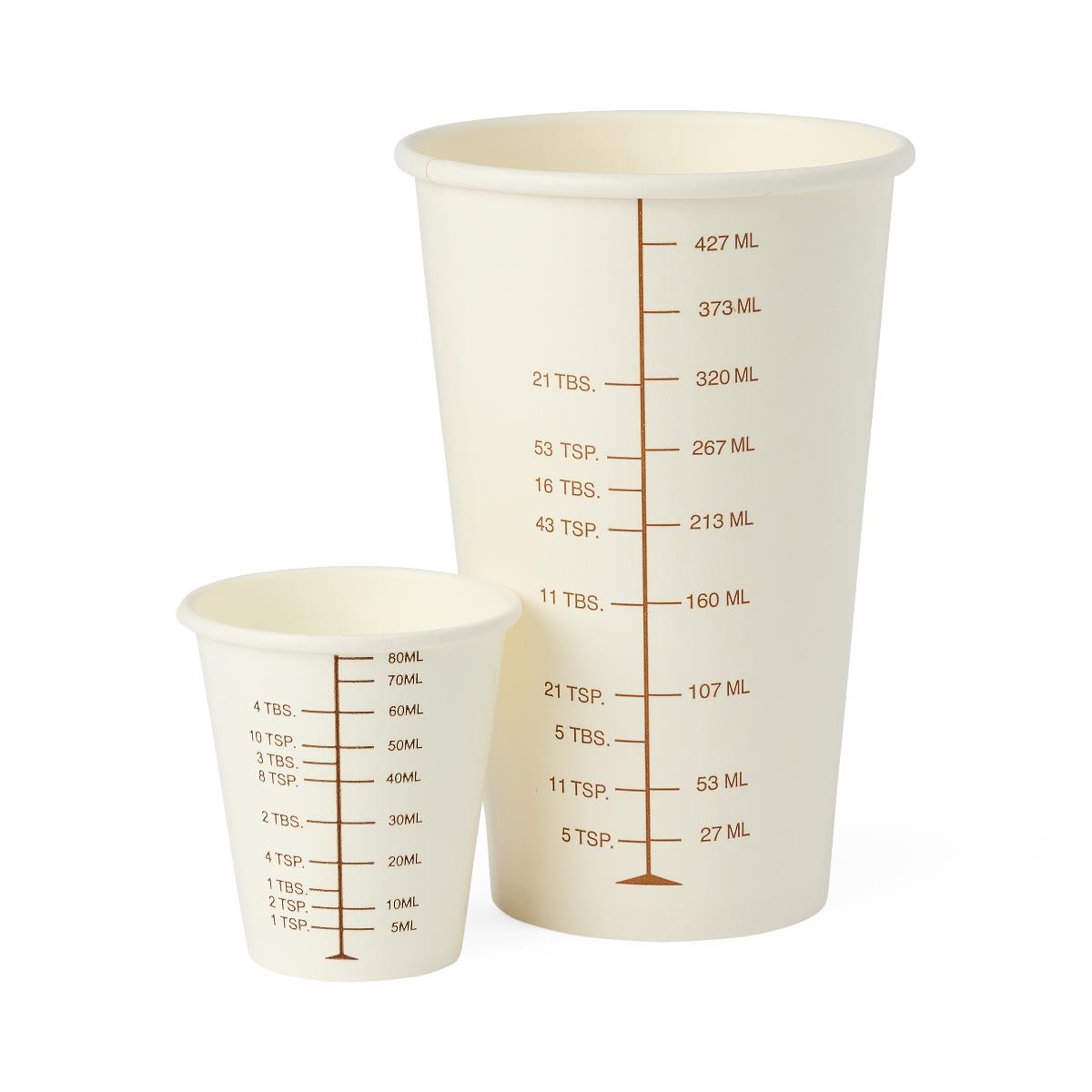 N05016BAR GRADUATED 16 OZ BARIUM PAPER C (N05016BAR) Medline Graduated Disposable Paper Drinking Cup 16 oz.