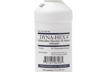 MDS098708 DYNAHEX 4% CHG 8 OZ BOTTLE