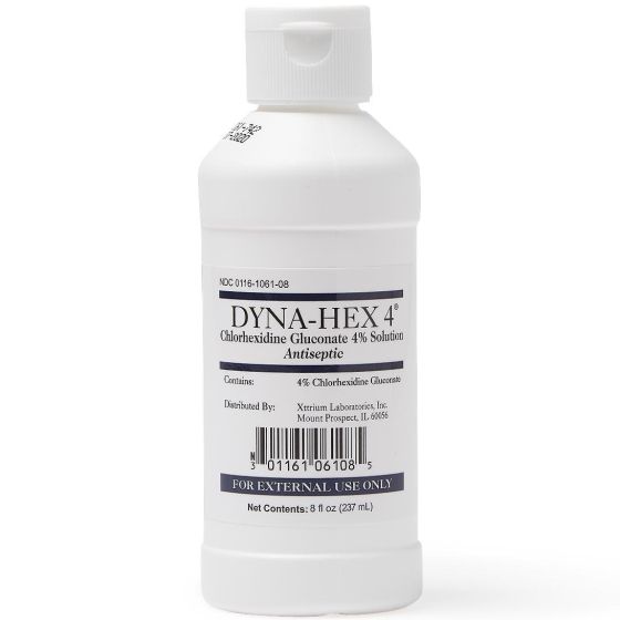 MDS098708 DYNAHEX 4% CHG 8 OZ BOTTLE MDS098708 DYNAHEX 4% CHG 8 OZ BOTTLE