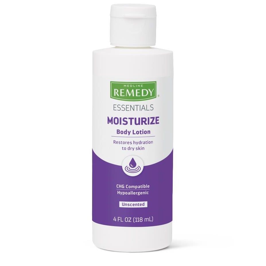 Medline Remedy Essentials Body Lotion Unscented 4 oz. (MSC095012) Medline Remedy Essentials Body Lotion Unscented 4 oz. (MSC095012)