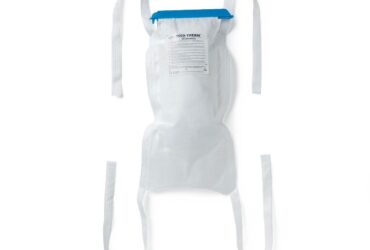 Medline Ice Bags with Clamp Closure + Ties 6.5" x 14" (NON4420)