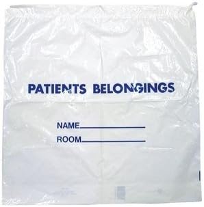 DS400C BAG, PATIENT DRAWSTRING CLR (5