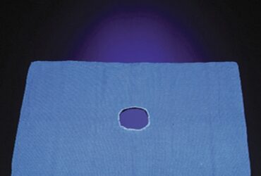 32-082 TOWEL, OR FENESTRATED BLU 2 1/