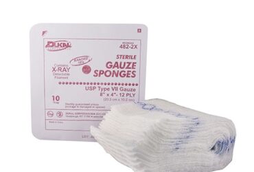 Dukal Raytec X-Ray Detectable Gauze Sponges 482-2X