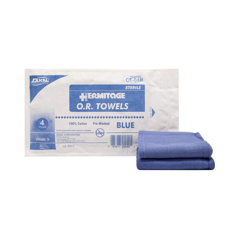 CT-04B TOWEL STERILE O.R. BLUE