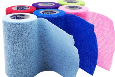 9300CP **(SEE NOTES)** BANDAGE CO-FLEX COLOR PK 3"X5YDS