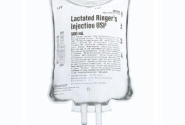 Baxter 2B2323Q Lactated Ringer's IV Solution - 500 mL 24/CS