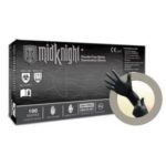 Ansell Perry Nitrile Exam Gloves Black XXL K-296-XXL