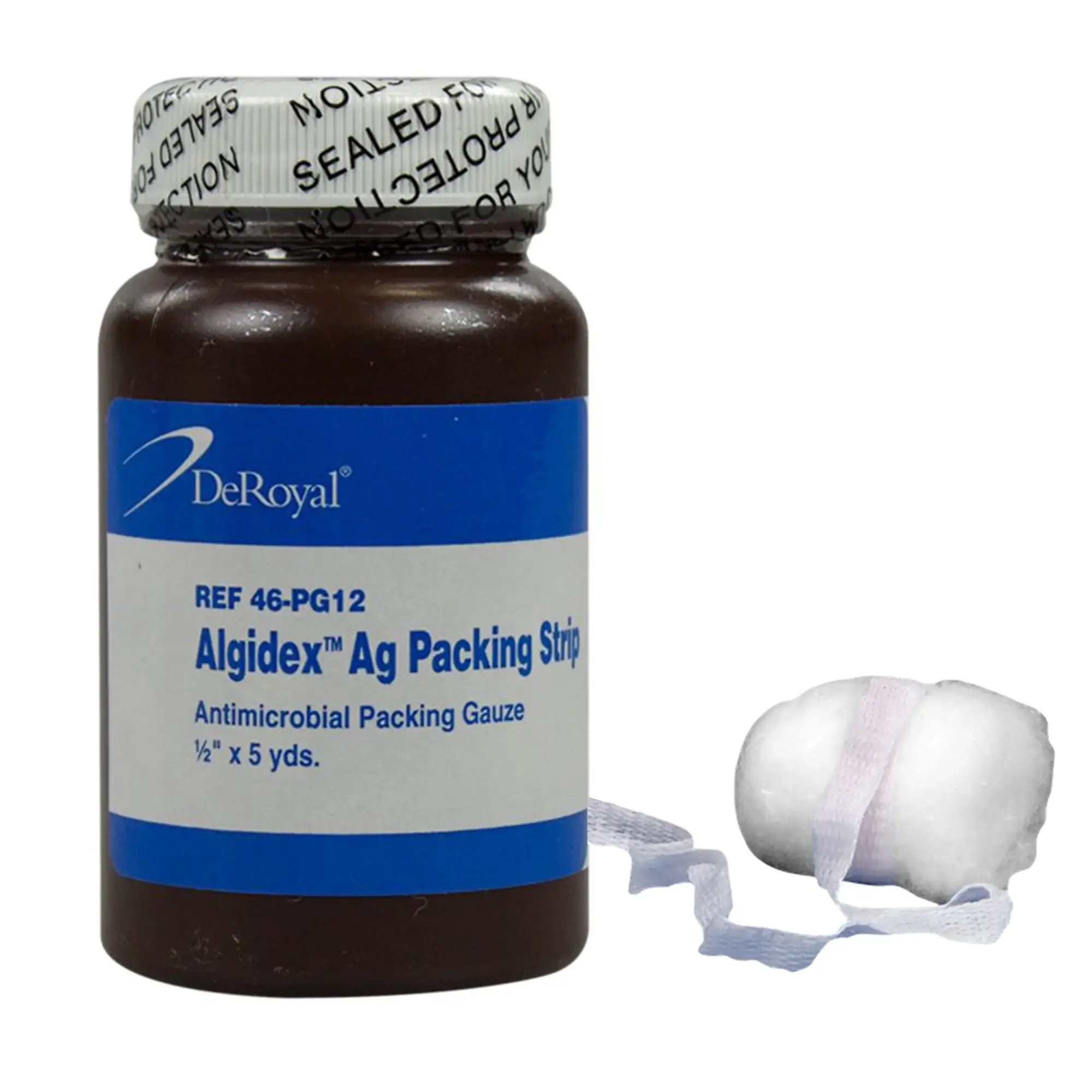 deroyal-algidex-ag-silver-wound-packing-strip-46-pg12 DeRoyal Algidex Ag Silver Wound Packing Strip 46-PG12