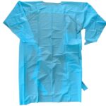 68-6201-B polyethylene gown blue 15/bx individually wrapped universal