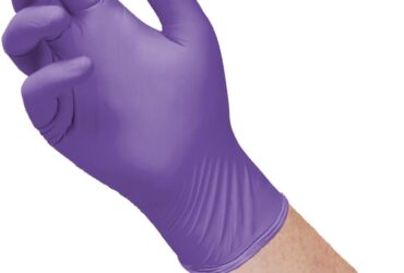 Halyard 48773: PUREZERO* PURPLE NITRILE* Exam Gloves, Medium, Violet-Blue, 9.5 Inch (EXP 06/2025)