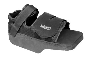 DARCO OQ2B: +SHOE ORTHOWEDGE MED BLACK UNISEX (Each)