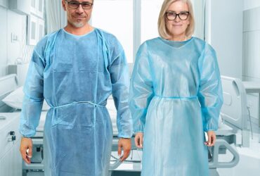 ASP GNA219-CV2 Disposable Isolation Gowns with Knit Cuffs Universal