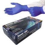 Sonic 9377B8: Nitrile Exam Gloves, Large, Powder-Free, Hypoallergenic