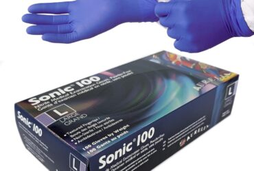 Sonic 9377B8: Nitrile Exam Gloves, Large, Powder-Free, Hypoallergenic