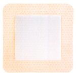 DERMARITE 00317E: DRESSING WND ADH W/BORDER SOFT SIL FM 4X4IN (Box of 10)