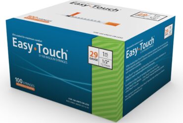 EasyTouch® Insulin Syringe 29G x ½", 1cc – Individually Wrapped, 100/BX - 500/CS