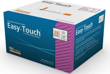 EasyTouch® Insulin Syringe 28G x ½", 1cc – Individually Wrapped, 100/BX - 500/CS