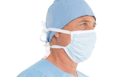 HALYARD 47500: MASK SURGICAL SOFT TOUCH II (Case of 300)