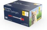 EasyTouch® Vet U-40 Insulin Syringe – 31G x ½", 0.5cc, for Pets, 100/BOX | 500/CASE