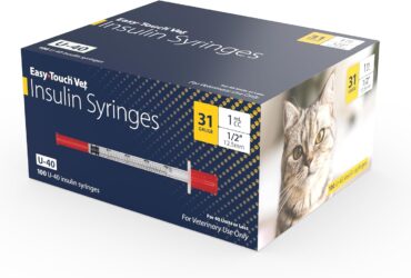 EasyTouch® Vet U-40 Insulin Syringe – 31G x ½”, 1cc, for Pets, 100/BOX |500/CASE